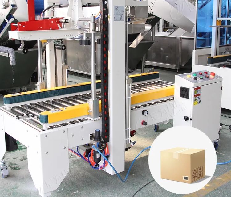 Automatic Cardboard Carton Tape Sealing Machine