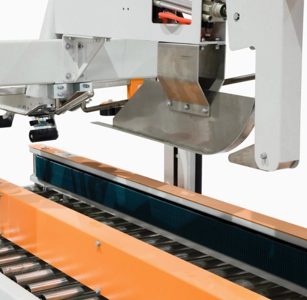 Automatic Top Bottom Tape Carton Sealer with Flap Folding