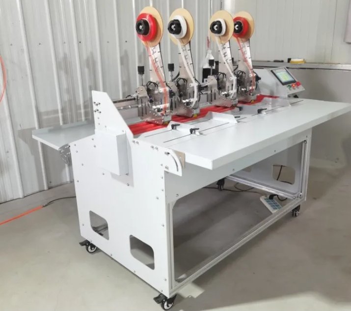 Wide Format Semi-Automatic Double Sided Tape Applicator Machine