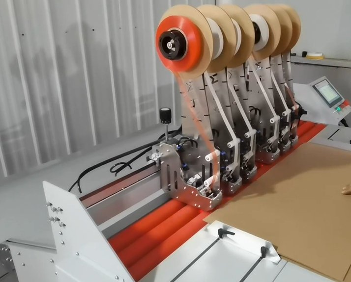 Wide Format Semi-Automatic Double Sided Tape Applicator Machine