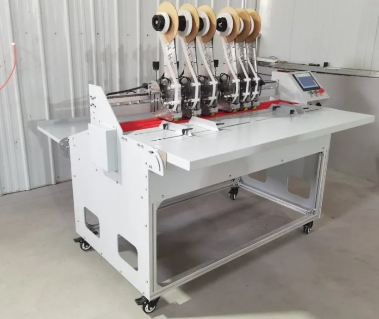 Wide Format Semi-Automatic Double Sided Tape Applicator Machine